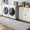 Runners for Hallways 2x8 Kitchen Runner RugsModern Abstract Rug Runners for EntrywayStain Resistant Washable Runner Rug Non-Slip 8ft Carpet Rug for Bedroom Living Laundry RoomGrey,2'x8'
