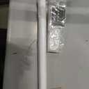 Ivilon Window Curtain Rod Decorative End Cap Design, 1 Inch Rod, 28 to 48 Inch. White