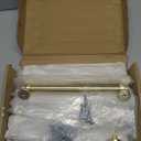 Alzassbg 10 Pack Gold Cabinet Pulls, 7 Inch(177.8mm) Hole Centers Cabinet Handles Kitchen Hardware Straight Bar for Cabinets and Drawer AL3082BB