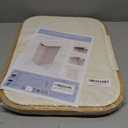 LONBET Laundry Basket with Lid, Made from Breathable Fabric | Aesthetic Clothes Hampers for Laundry with Side Handles & Sturdy Bamboo Frame (26 Gallons - Single, Beige)