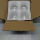 Espresso Cups Set of 4, 5 OZ Expresso Shots Glass Cup, Double Walled Glass Coffee Mugs, Espresso Machine Accessories, Insulated Clear Espresso Shot Glasses Cups, Water Won't Enter Between Double Walls (vacuum)