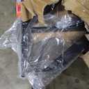 2 Packs Metal Stair Step Stringers, 5 Step Steel Riser Stringer for 42.4inch Height Deck(Polished Black)