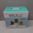 HIXX Smart Bird Feeder with Camera, AI Identify Birds & Auto Capture, 2K HD Live Camera Birdwatching with Color Night Vision for Bird Lovers Gifts (Forest Green)