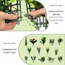 ODTORY Artificial 3D Greenery Wall, 60"x20" Privacy Backdrop Screen | UV-Anti, Faux Grass Ivy Boxwood Fence Panel, Fake Vine Leaves Hedge Cover, Indoor/Outdoor, Garden/Patio Decor