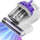 VOCESOR Mattress Vacuum, Bed Vacuum Cleaner with 16Kpa Suction 253.7nm UVC Light, 145°F Heat & 30000 RPM/Min Tapping, HEPA Filter & Ultrasonic, 600W Powerful Vacuums for Bed, Sofa, Couch(Corded)