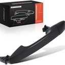A-Premium Rear Driver or Passenger Side Exterior Door Handle Compatible with Toyota Sienna 2011-2022, Primed Black, Replace# 6923008040C0, 692500T010C0
