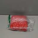 LuxUrux Bath Mat, Extra-Soft Plush Non-Slip Bathroom Rug, Luxury Chenille Microfiber Material, Super Absorbent Shaggy Bath Rug. Machine Wash & Dry (17 x 24 inches, Red)