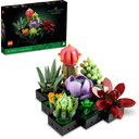 LEGO Botanicals Succulents - Artificial Indoor Plant Building Set for Home, Kitchen, Desk Decor Adults Ages 18+ - Gift for Graduation - 10309