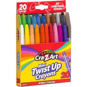 Cra-Z-Art Mini Twist Up Crayons, 20 Count (10253)