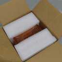 Modern Clear Coaster Set of 5- Glass Coasters for Drinks Crystal Coaster Round Cup Coasters Coffee Table Decor for Office, Kitchen, Bar, Dining Room, Living Room, Patio(Clear Red)