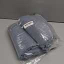 H.VERSAILTEX Linen Semi Sheer Curtains 72 inch Length Energy Saving Easy Care Privacy Protection Nickel Grommet Window Panels/Drapes for Nursery Room/Living Room (Set of 2, Denim)