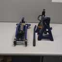 TCE AT82001U Torin Hydraulic Trolley Service/Floor Jack Combo with 2 Jack Stands, 2 Ton (4,000 lb) Capacity, Blue