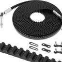 39354R.S 7 Ft High Garage Door Belt 223.7" Compatible with Genie Garage Door Opener 7155, 3055, 3053, 2055, 7055, 1055, SilentMax 750, SilentMax 550,Replacement Genie Garage Door Opener Belts