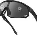 Polarized Sports Sunglasses for Men Women Wrap Around Cycling Running Sun Glasses UV400 Protection