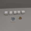 6 Pack Crystal Cabinet Knobs Drawer Knobs, 1.4" Diameter Glass Handles, Flower Vintage Glass Clear Crystal Small Pull, for Kitchens, Closet, Dresser Drawers, Cupboard, Wardrobe, Champagne