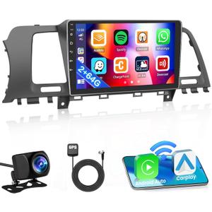 [2+64GB] Inefala for Nissan Murano 2008-2014 (LHD) Android 13 Car Radio Stereo with Wireless CarPlay Android Auto, 9 Inch HD Touchscreen with GPS WiFi BT SWC FM/RDS Canbus Backup Camera MIC