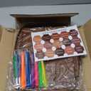 Leather Bible Cover for Men Large Bible Carrying Case with Handle Pockets Bible Book Cover with Highlighters Tabs For Church Prayer Meetings Study Supplies Accessories (Brown)