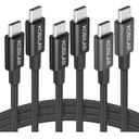 Kobilar USB C to USB C Cable,60W 3A Fast Charging USB C Charger Cable 3 Pack(3.3+5+6.6ft),Type C to Type C Cable for iPhone15/15Pro/16Plus/16ProMax/ipad Air 4/iPad Pro2022/Samsung S23