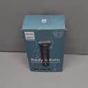 Philips Norelco Body Groomer 7000 Series, Men's Whole Body Groomer, Contour-Following 2D Flexing Head, Triple Protect Shave System & Intimate Body Hair Trimmer, 100% Showerproof, BG7480/50 (Black)