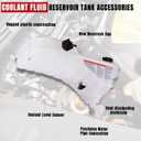 Coolant Reservoir Fits Kenworth T660 T800 W900 T700 T2000 Peterbilt 386 389 388 348 365 367 377 382 384 385 [with Cap] Replacement Semi Trucks Engine Coolant Tank
