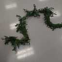 Hananona 4 Pcs 9 Ft Artificial Norfolk Pine Garlands, Realistic Pine Garland, Green Artificial Greenery Garland for Table, Mantle, Wall, Indoor, Outdoor Winter Christmas Decorations (4, 9 FT)