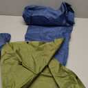 Camping Sleeping Pad, Ultralight Camping Mat with Pillow, Built-in Foot Pump Inflatable Sleeping Pads Compact for Camping Backpacking Hiking Traveling Tent,Single,Green