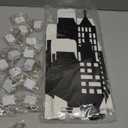 12Pcs Hero Party Favor Boxes Skyscraper City 3D Box with Lights Skyline Buildings Treat Boxes Super Themed Hero Party Centerpiece Decorations for Boys Girls Birthday Heroes Parties Supplies (Warm)