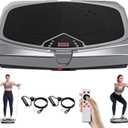 Vibration Plate Exercise Machine for Lymphatic Drainage Weight Loss,Full Body Workout Vibrating Plate Lymphatic Drainage Massager,Workout Equipment Fitness Weight Fat Burner Loss & Shaping