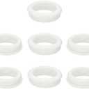 PATIKIL Silicone Rubber Grommets, 7 Pcs 1-1/2"(38mm) Drill Hole, 1-1/4"(32mm) Inner Dia. Top Hat Wire Gasket Rubber Hole Plug for Wiring Irrigation System Firewall, White