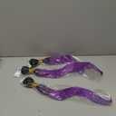 Purple Straight Bundles Ombre Human Hair Bundle Tow Tone Black To Purple Bundles 100% Unprocessed Virgin Hair Extensions 16 18 20 Inch