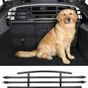 for Tesla Model Y Juniper Dog Barrier Adjustable Large Pet Protective Barrier Anti-bite Heavy-Duty Metal Stainless Steel for Dog Travel for Tesla Model Y Juniper Accessories 2025 2026