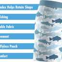 iBobber Underwear - Stretch Flex Fit Boxer Men or Women No Fly Tagless Fishing Outdoor – Pack of 4, Underwear (S)