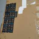 Welmeco Large Office Wall Decoration Retro Detailed World Map Canvas Prints with Premium Black Frame Vintage Push Pins Travel Map of The World Picture Artwork for Modern Home Office Living Room Decor