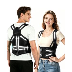 Posture Corrector for Women & Men, Upgraded Dynamic Traction Correction System Helps Reduce Upper & Lower Back Pain, Suitable for Scoliosis, Hunchback & Thoracic Spine Issues, Relieves Muscle Tension & Fatigue Caused by Poor Posture, Keeping You More Active & Confident in Daily Life (Medium)