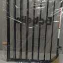 Babelio No Bottom Bar Baby Gate, 28" H x 26-43" W, Black