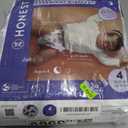 The Honest Company Comfort Dry Overnight Diapers, Up to 12 Hours Protection, Hypoallergenic, Cozy Cloud + Star Signs, Club Box Size 4 (27+ lbs), 40 Count