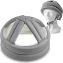 Woanger 1 Pcs Anti Fall Elder Head Safety Helmet for Adults Special Needs Thick Soft Protective Hat Adjustable Seniors Fall Prevention Head Protection Cap Elderly Helmet for Injury Protection (Grey) (Gray)
