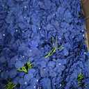 11.81 Inch Hydrangea Flower Balls for Centerpieces - 12 PCS Artificial Floral Arrangement Large Fake Silk Kissing Ball for Wedding Table Home Party Decor - Navy Blue