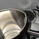 PUKOMC Electric Kettle, 1.7L Stainless Steel Tea Kettle with Temperature Gauge, 1500W Water Boiler with LED Light, BPA-Free, Auto Shut-Off and Boil-Dry Protection (Black)