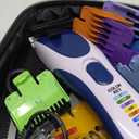 Wahl Color Pro Cordless Rechargeable Hair Clipper & Trimmer  Easy Color-Coded Guide Combs - for Men, Women, & Children  Model 9649P