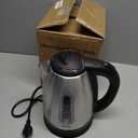 Stainless Steel Electric Kettle, 1.8 Liters Tea, Coffee Kettle & Hot Water Boiler, 360° Swivel Base, BPA Free, Auto Shut-Off, Boil-Dry Proof, 1100W