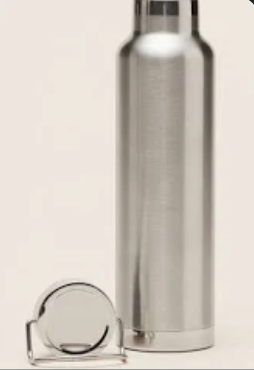 Chrome Stainless Steel Vacuum Insulated Water Bottle