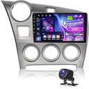 [4+64G] Upgrade Car Stereo for Toyota Matrix 2009-2014: 9 inch IPS Touchscreen Android Radio - Wireless Carplay & Android Auto, 5G/WiFi, Custom Homepage, Multiple UI, DSP/EQ, SWC + AHD Backup Camera