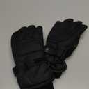 N'Ice Caps Kids Waterproof Winter Thinsulate Warm Gloves (7-8 Years, Black)