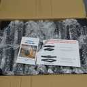 VOLISUN Black Solar Post Cap Lights, Warm White Fence Lights 16 Pack