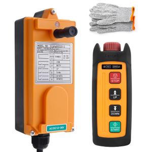 Mini Hoist Crane Wireless Remote Control Industrial 2 Channel Button Radio Controller for Overhead Crane Transmitter