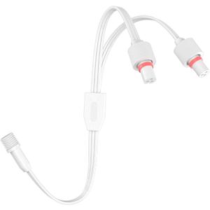 Y-Splitter for Govee Permanent Outdoor Lights, 3-pin Y-Shaped Extension Cable (1 Male to 2 Female) Compatible with Dots String Light Models H705A, H705C, H706A, H705C