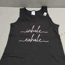 Womens Yoga Meditation Inhale Exhale Spiritual Buddhism Yogi Gift Tank Top Small