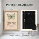 XUANLUO 3 Pack 8x10 Inch Farmhouse Rustic Picture Frame Sets Distressed Farmhouse Plastic Frame with HD plastic cover for Wall Mount or Tabletop Display (8x10, Multicolour)