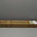 Persilux Cordless Zebra Blinds for Windows (34" W x 72" H, White) with Upgraded Cassette Light Filtering Dual Layers Sheer Roller Blinds Energy Saving Shades for Office and Home